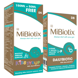 COMBO DEAL MiBiotix DAILYBIOTIC & MiBiotix DAILYBIOTIC KIDS SYRUP