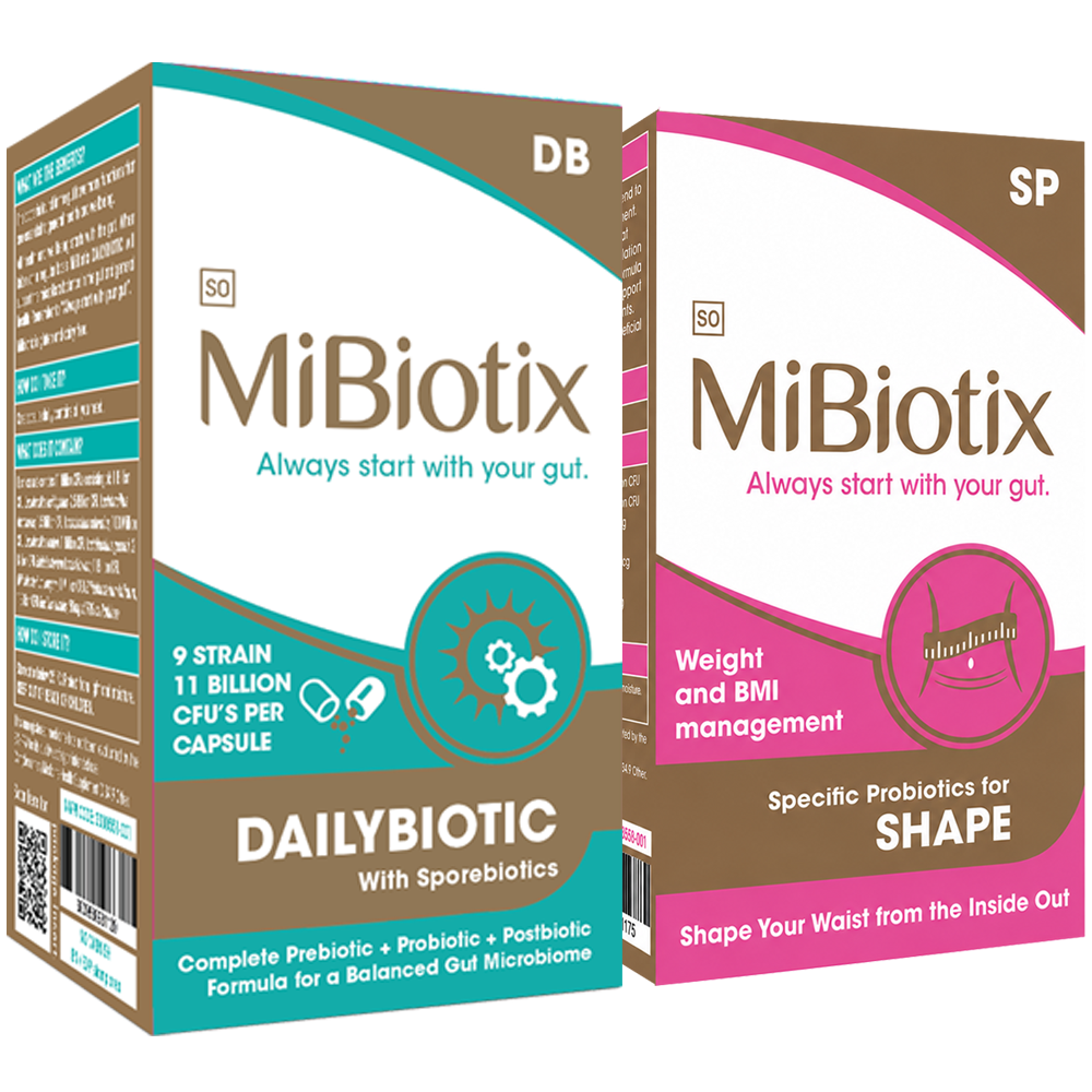 1. Gut & Waist Bundle MiBiotix DAILYBIOTIC + MiBiotix SHAPE