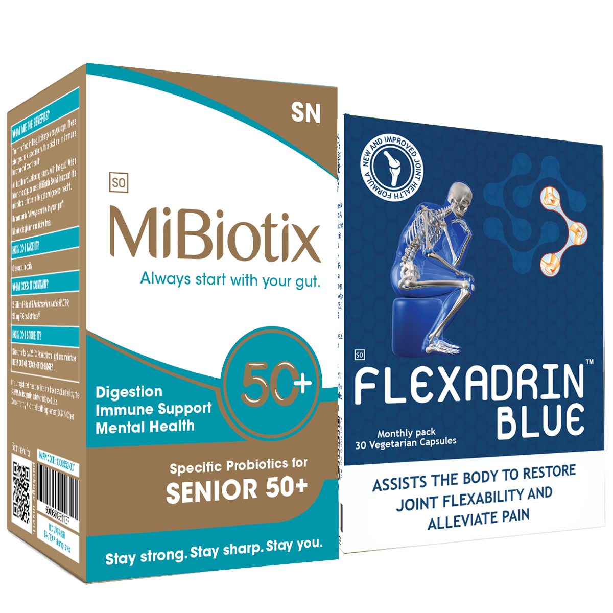 17. Golden Age Bundle MiBiotix Senior + Flexadrin Blue