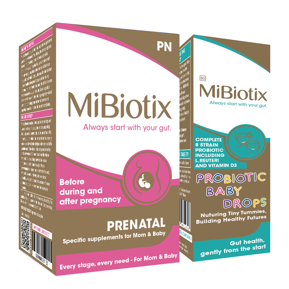 6. Mama & Me Bundle MiBiotix Prenatal + MiBiotix Baby Drops