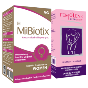 9. UTI Shield Bundle MiBiotix WOMEN + Femolene ULTRABERRY