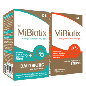 13. Daily Stress Pack - MiBiotix DAILYBIOTIC & MiBiotix STRESS