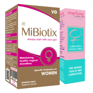 12. Ladies Care Pack - MiBiotix WOMEN & Femolene VAGINAL SPRAY